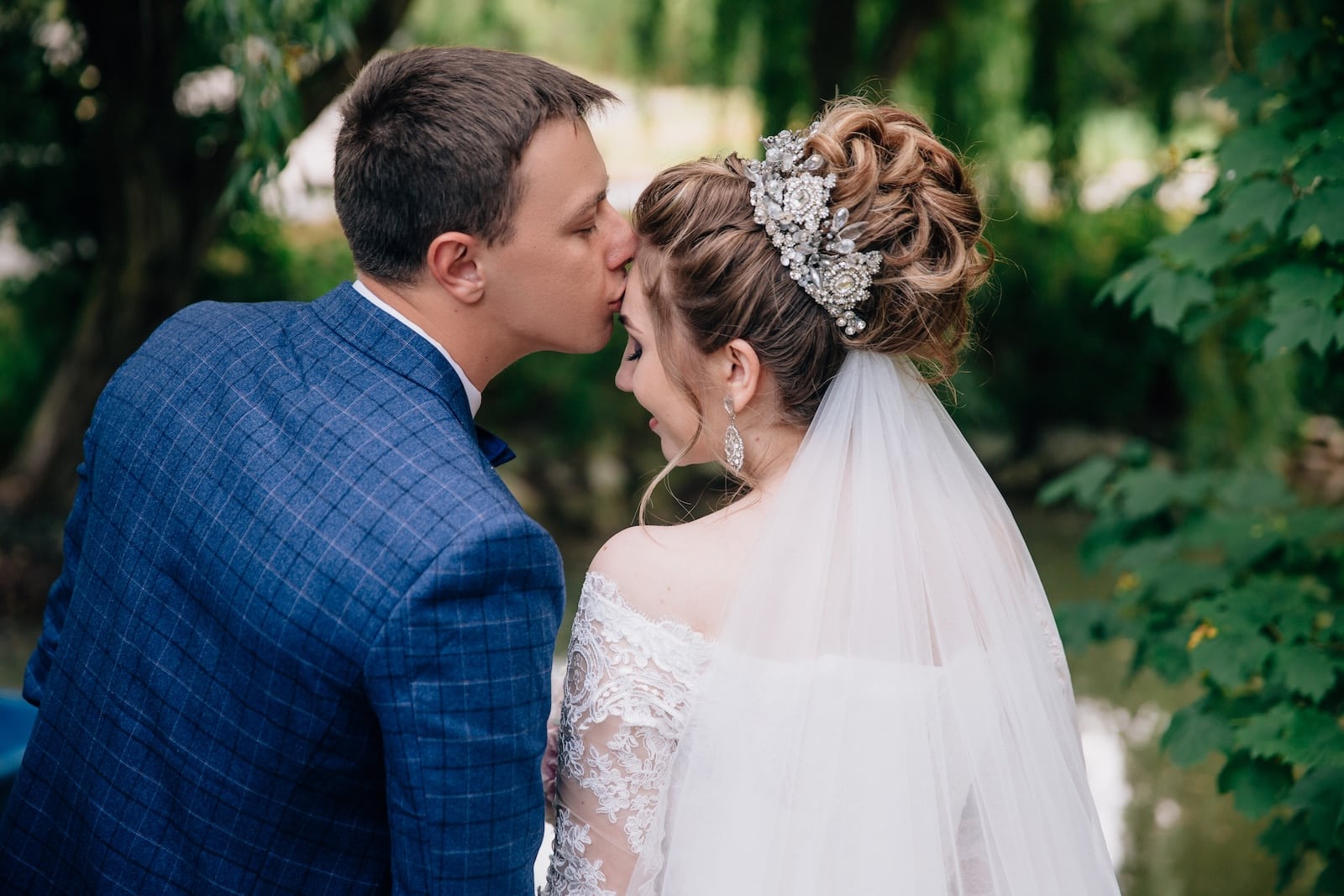 happy couple at their Victorian wedding at our historic hotel wedding venue