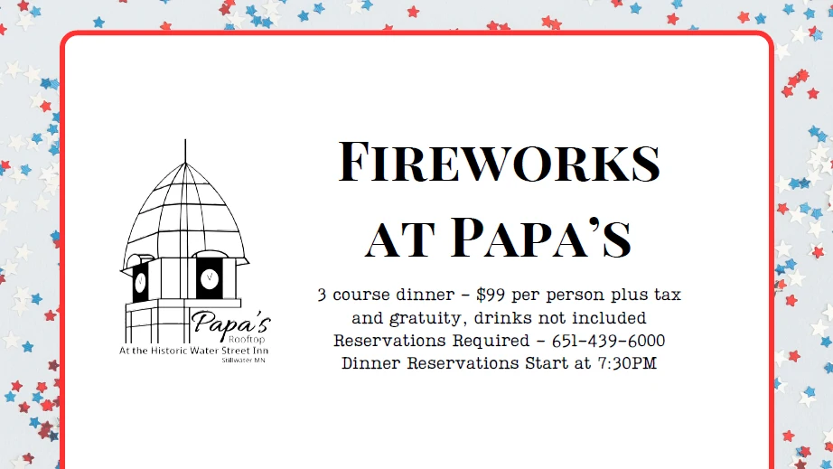 Fireworks At Papas