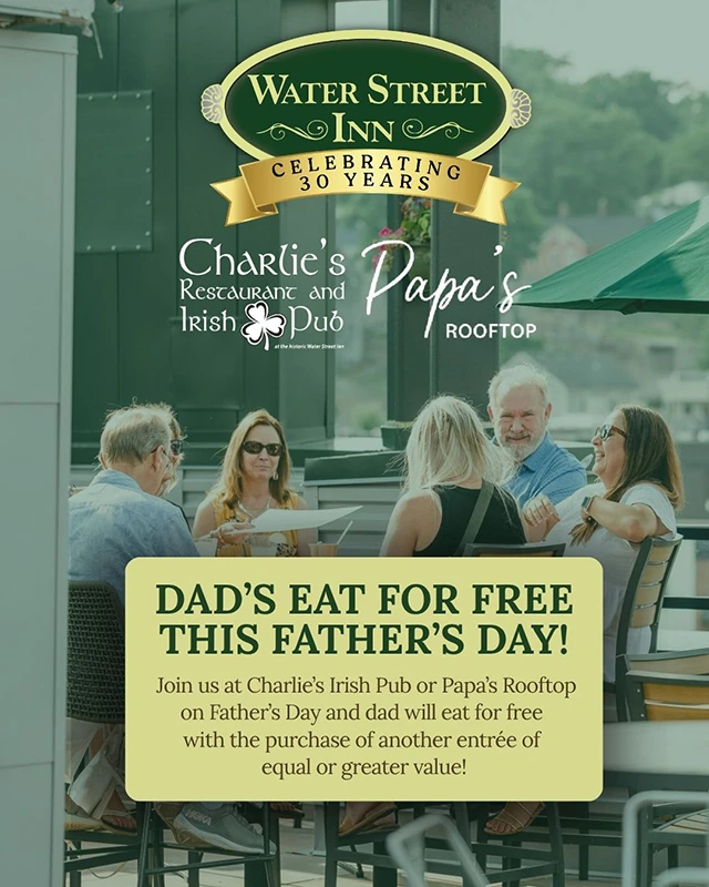 Dads eat for free this Fathers Day!